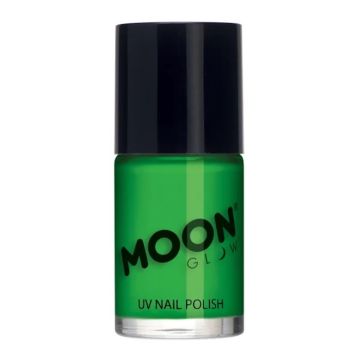 Neon UV nail polish intense green Moon Creations - 14 ml