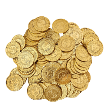 Gold coins 100x