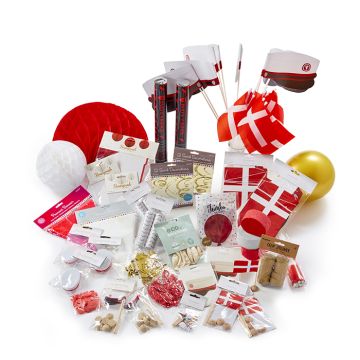 Red Graduation Decoration Pack Deluxe