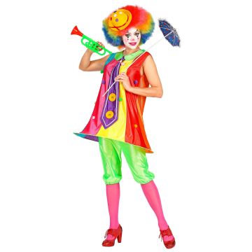 Clown Costume with Dress for Ladies
