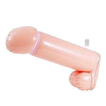 Inflatable penis 60 cm