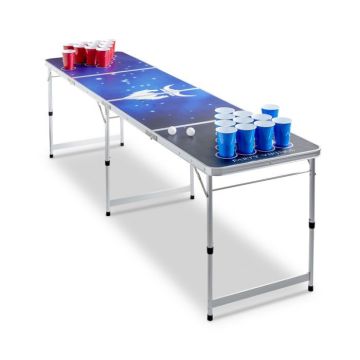 Beer Pong Table Starry Sky PartyVikings - Official dimensions