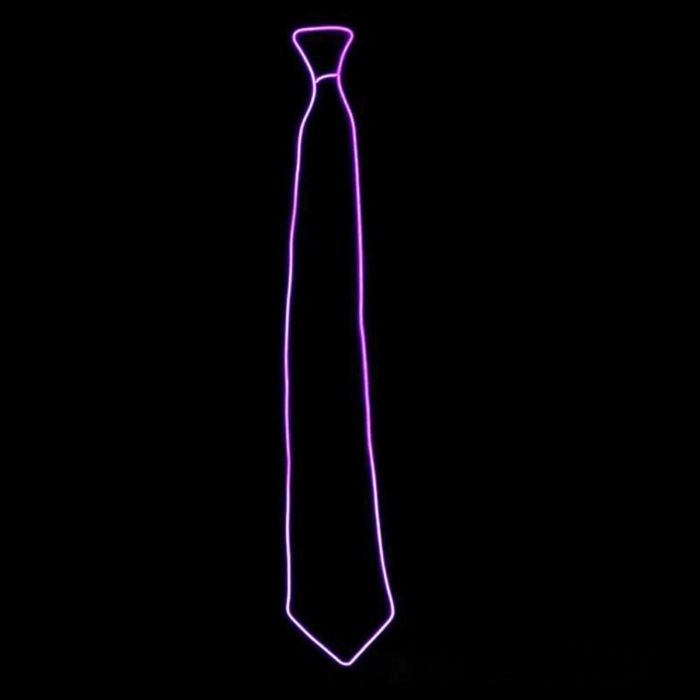 LED Tie Purple