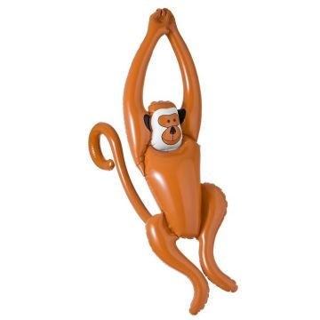 Inflatable swinging monkey - 90 cm