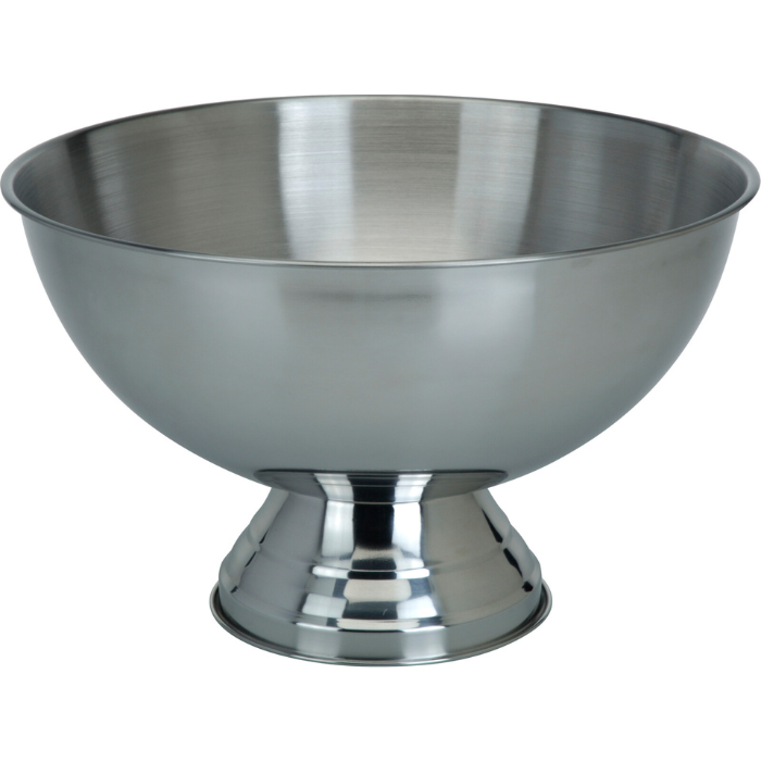 Stainless steel pedestal bowl 39.5x24 cm 