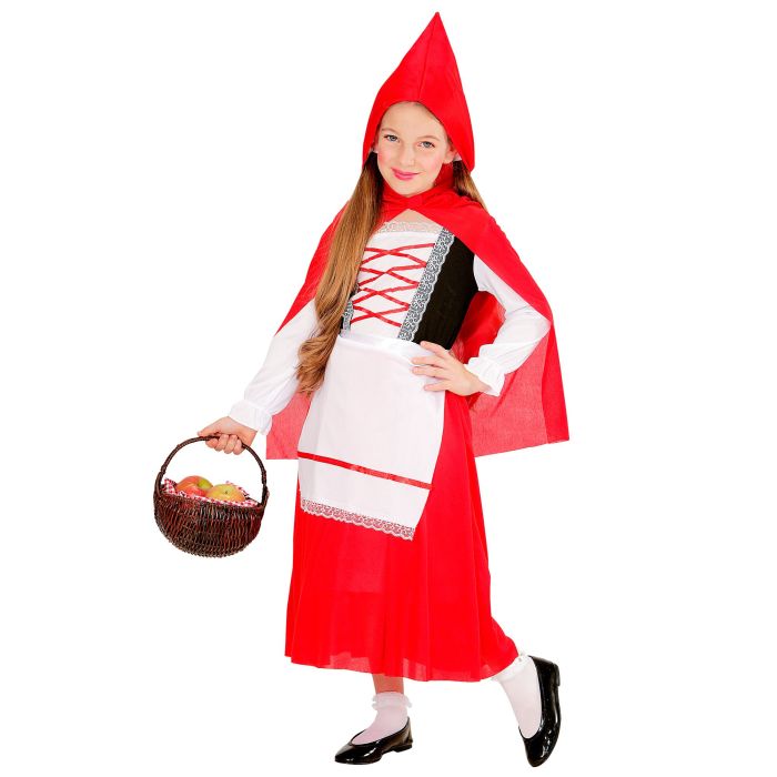 Red Riding Hood Costume with Underskirt for Girls