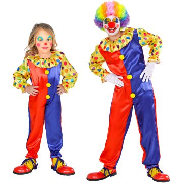 Colourful Clown Costume for Kids