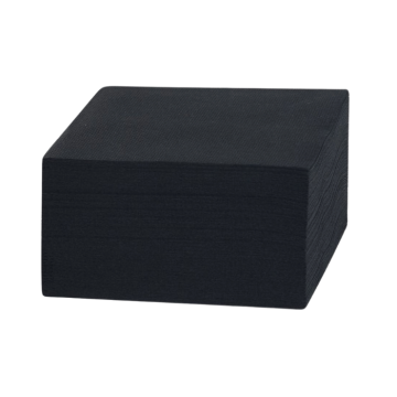 20x20 cm Napkins 150x Black 2-ply