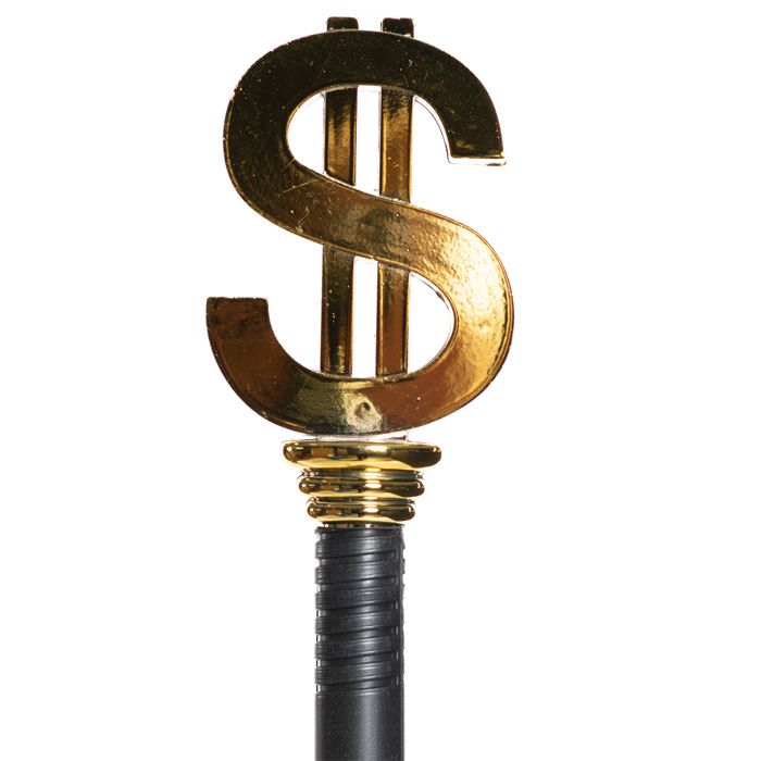 Gold dollar staff - 105 cm