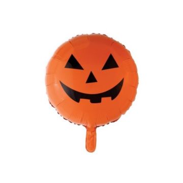 Smiling Pumpkin Foil Balloon - 45 cm