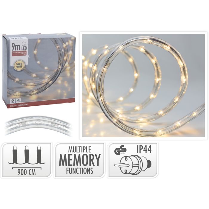 9 Metre Warm White LED Light Strip with 8 Functions