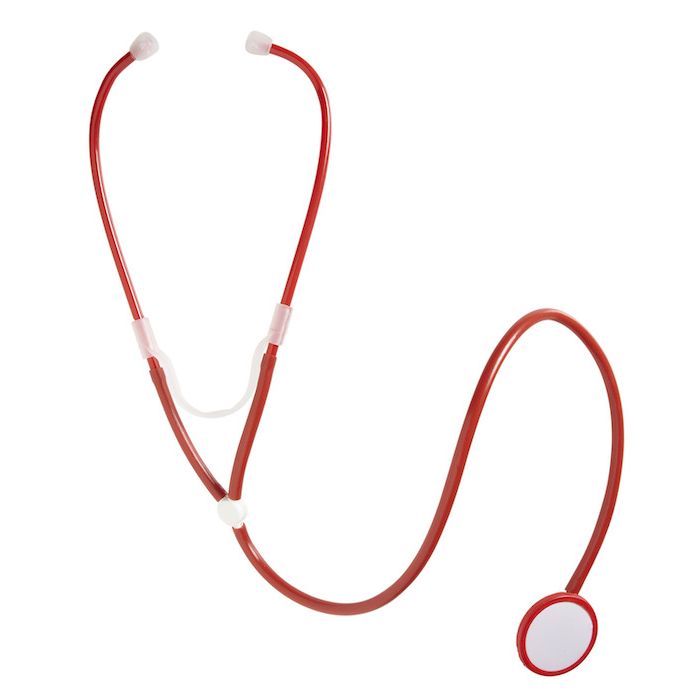 Red nurse stethoscope