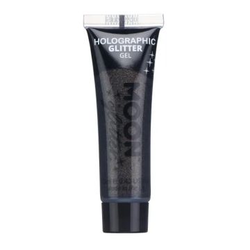 Holographic Glitter Gel Black - 12 ml