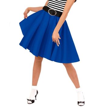 Blue rock'n'roll skirt - Onesize