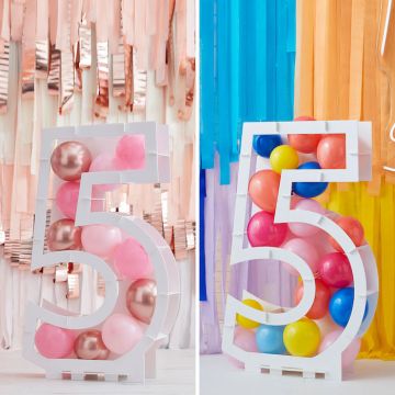 Balloon Number Frame - 5