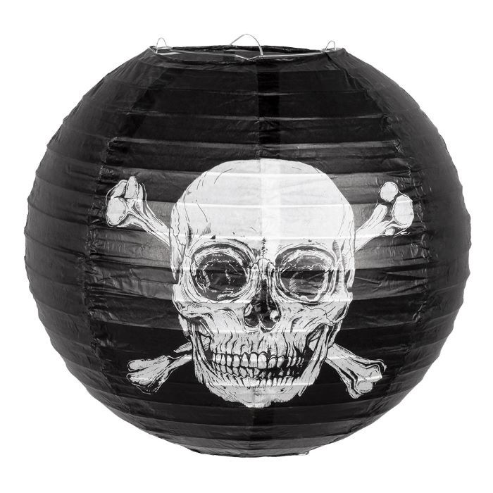 Paper lantern with skull - Ø 25 cm