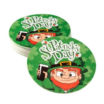 St. Patrick's Day coasters 10x - 10 cm