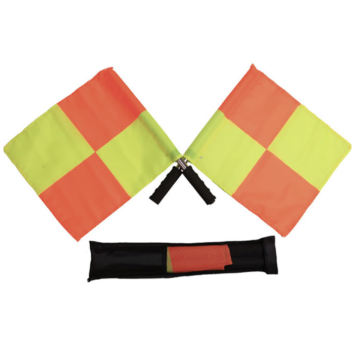 Referee flag set 2x 45x45 cm