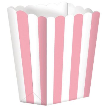 Pink Popcorn Cups 5x