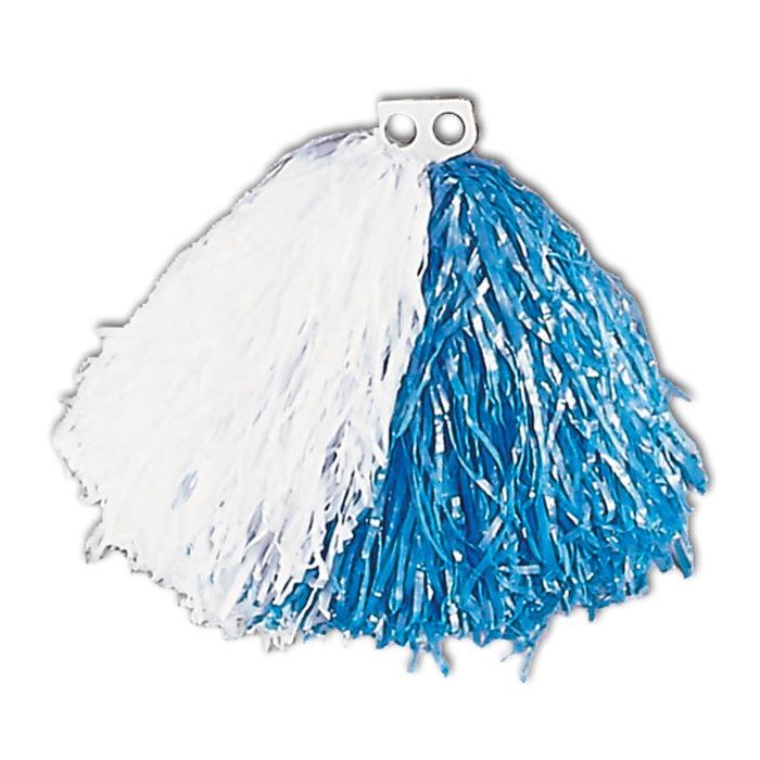 Cheerleader Pom Pom Blue and White - 1X