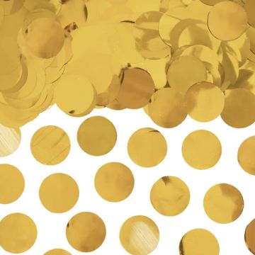 Round gold confetti - 15 g