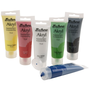 Acrylic paint set DIY 6x - 75 ml