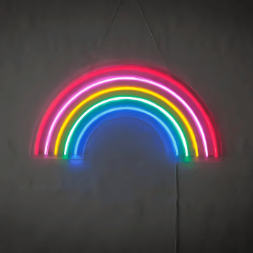 Rainbow neon LED sign - 32x63 cm
