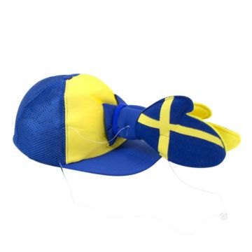 Sweden cheering hat cap