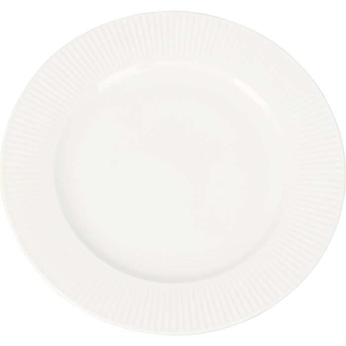 White Porcelain Plate approx. Ø 27 cm