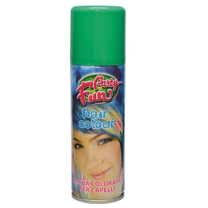 Hair spray with colour 125 ml green