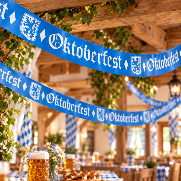 Oktoberfest Decoration Garlands 500x8 cm