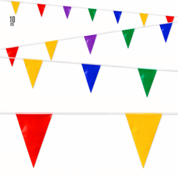 Multicoloured Bunting - 10 Meters