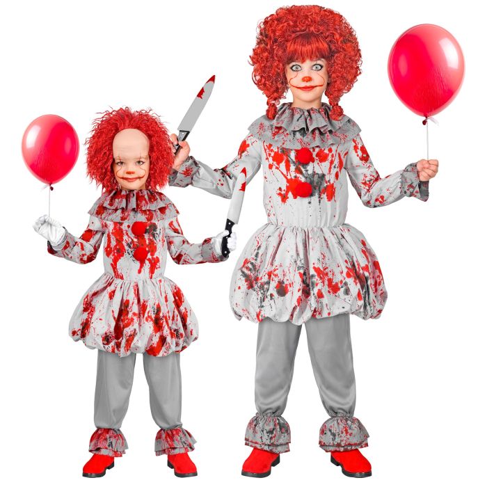 Vintage Horror Clown Costume for Kids
