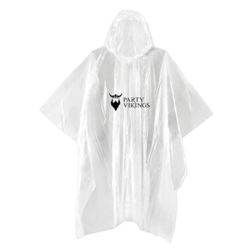 One-size rain poncho PartyVikings
