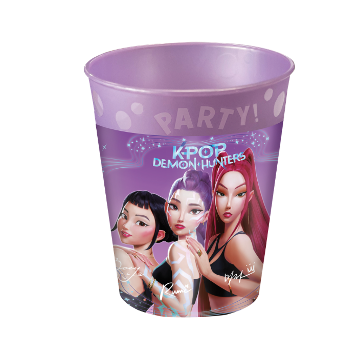 K-Pop Demon Hunters reusable cups 250 ml - 4x
