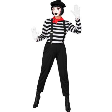 French mime costume for ladies