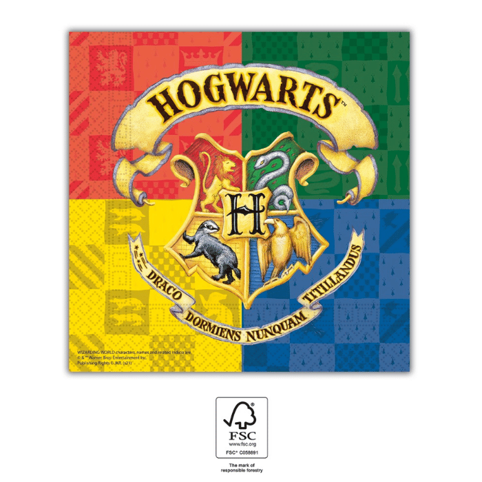 Harry Potter® napkins 20x - 33x33 cm