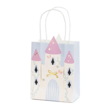 Castle Design Gift Bag - 14x8x20 cm