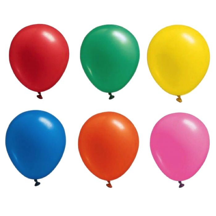 Multicolour Balloons 100x - 22 cm