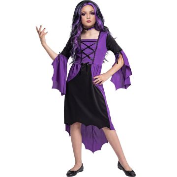 Purple vampire dress for girls