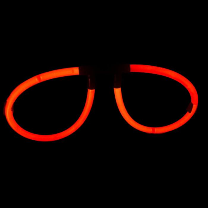 Red Glow Stick Glasses - one size