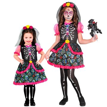 Girls' Day of the Dead Costume