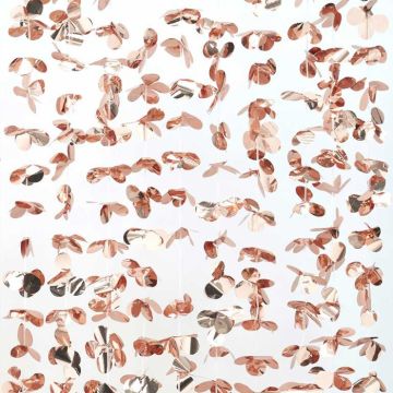 Flower Curtain in Rose Gold - 2 x 1.7 meters