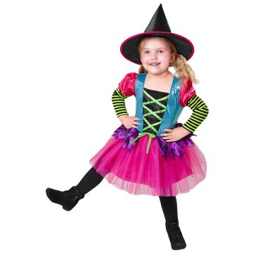 Witch Costume with Dancer Look for Girls