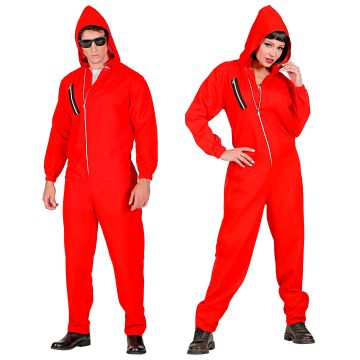 Red Robber Boiler Suit for Adults