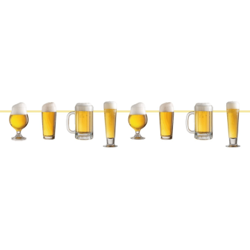 Beer glass garland - 6 meters