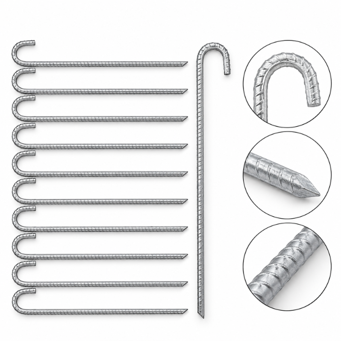 Storm Pegs 30x1 cm - 10x 