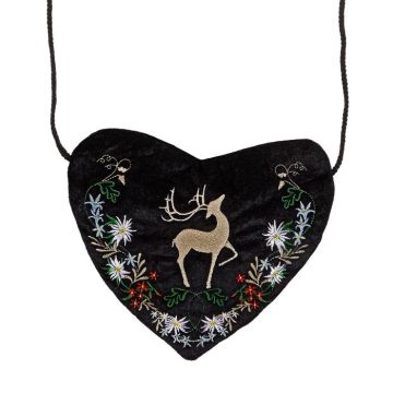 Oktoberfest bag heart with stag - one size