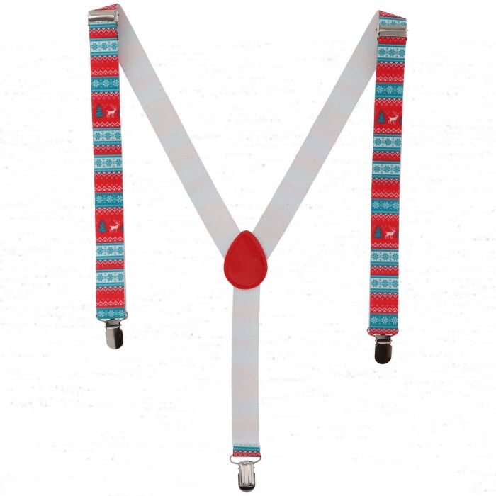 Christmas braces with Christmas motifs