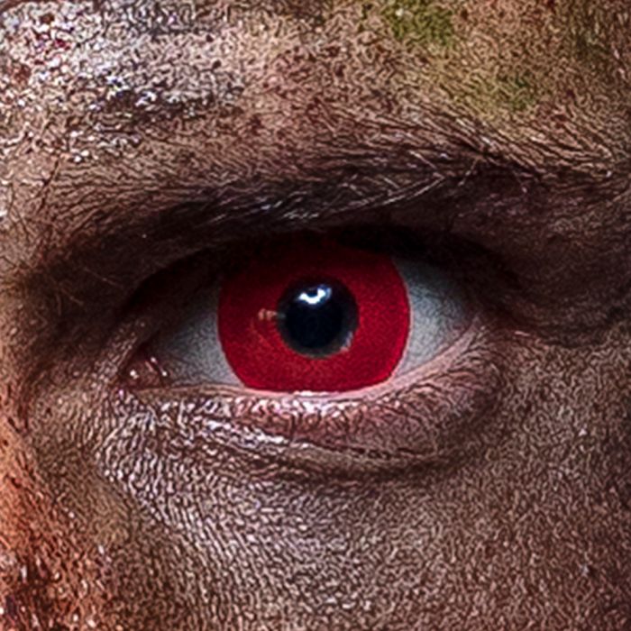 Red devil contact lenses